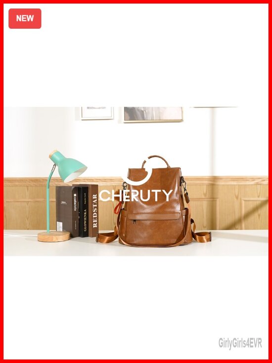 PU Leather Anti-theft Backpack Purse 3-in-1 Travel Shoulder Bag main image 5